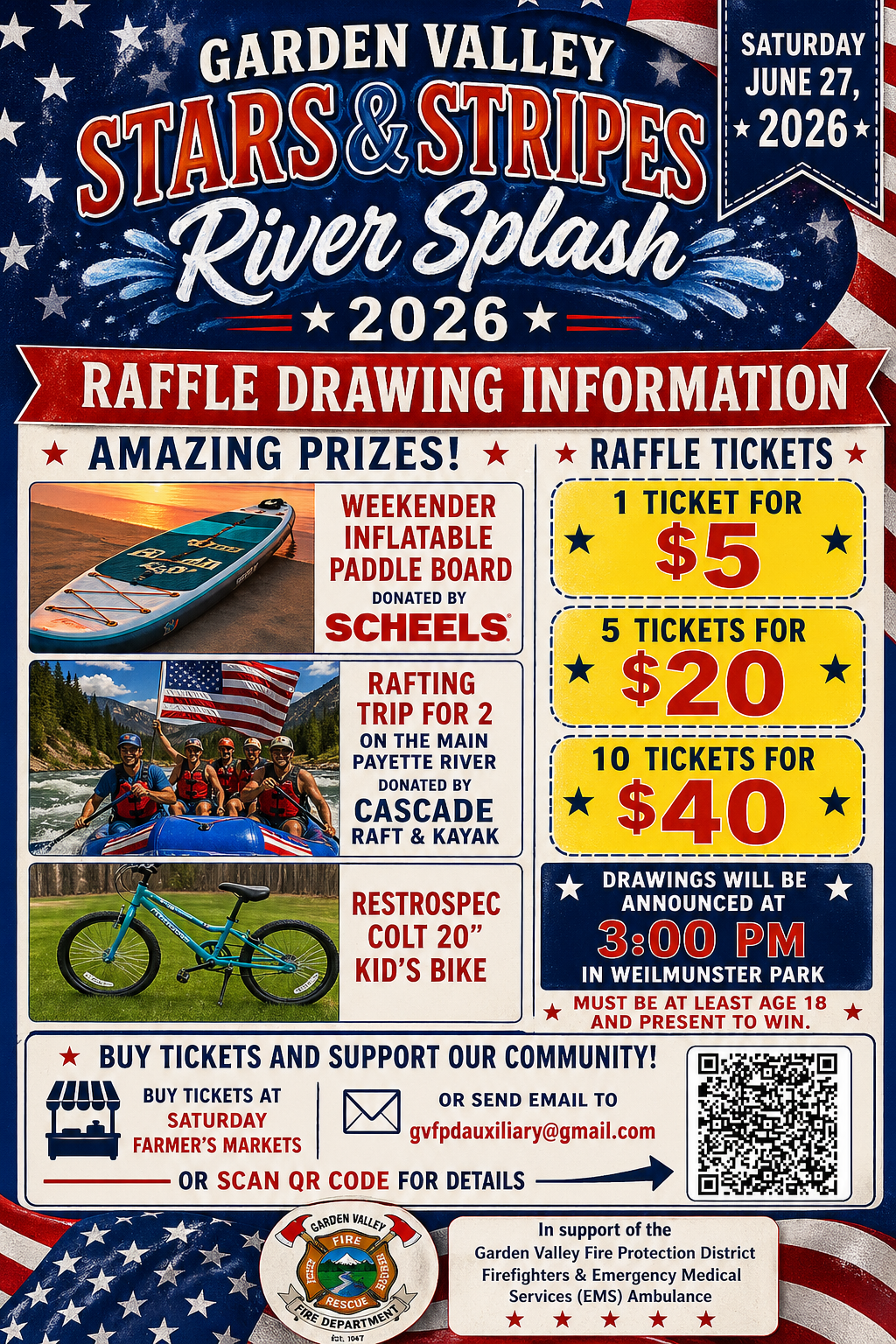 Stars and Stripe Raffle